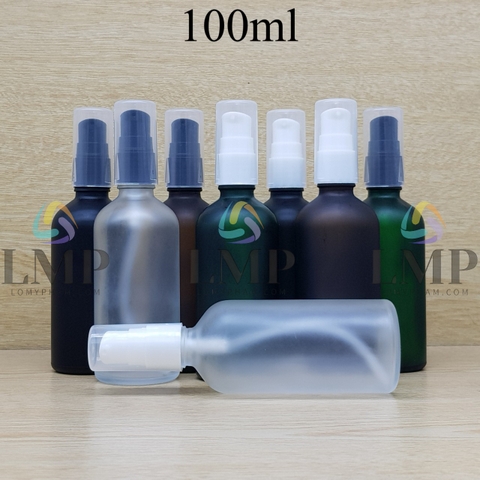 Chai tinh dầu phun mờ đầu xịt giọt 2 viền 100ml