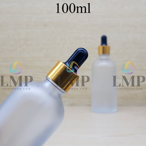 Chai tinh dầu phun mờ nắp bóp khoen nhôm 100ml