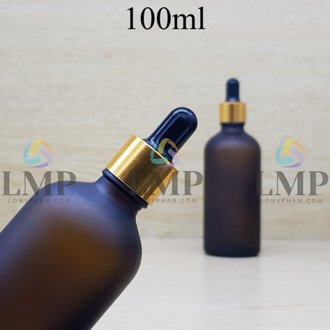 Chai tinh dầu phun mờ nắp bóp khoen nhôm 100ml