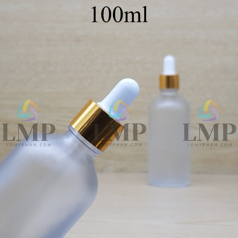 Chai tinh dầu phun mờ nắp bóp khoen nhôm 100ml