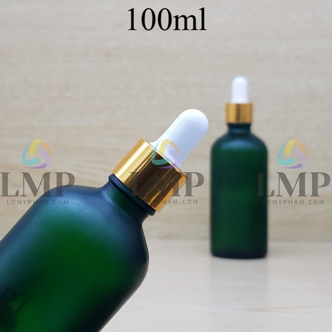 Chai tinh dầu phun mờ nắp bóp khoen nhôm 100ml