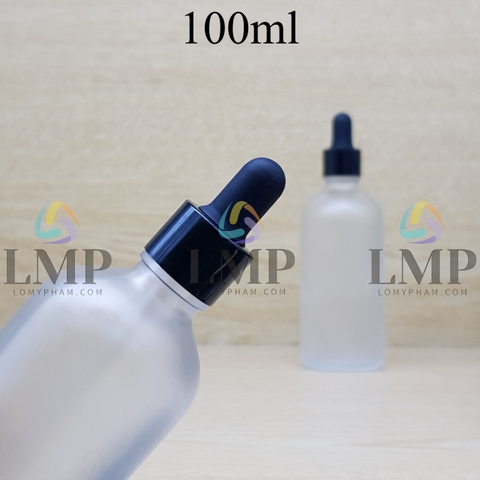 Chai tinh dầu phun mờ nắp bóp khoen nhôm 100ml