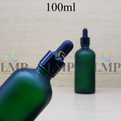 Chai tinh dầu phun mờ nắp bóp khoen nhôm 100ml