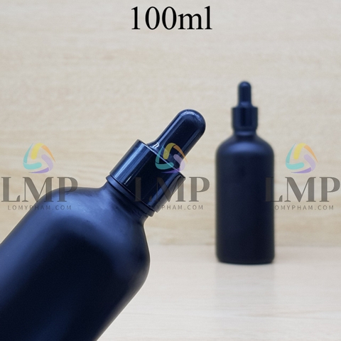Chai tinh dầu phun mờ nắp bóp khoen nhôm 100ml