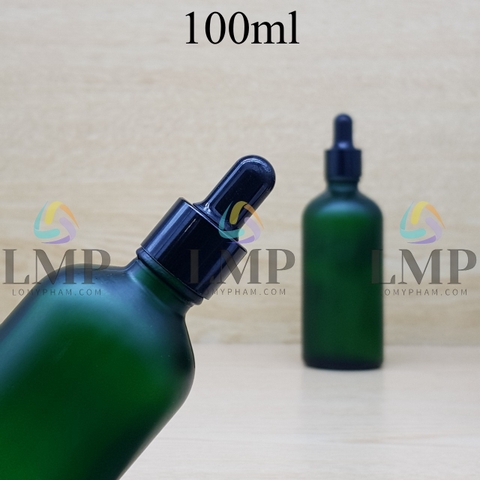 Chai tinh dầu phun mờ nắp bóp khoen nhôm 100ml