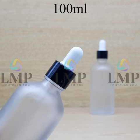 Chai tinh dầu phun mờ nắp bóp khoen nhôm 100ml