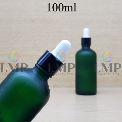 Chai tinh dầu phun mờ nắp bóp khoen nhôm 100ml