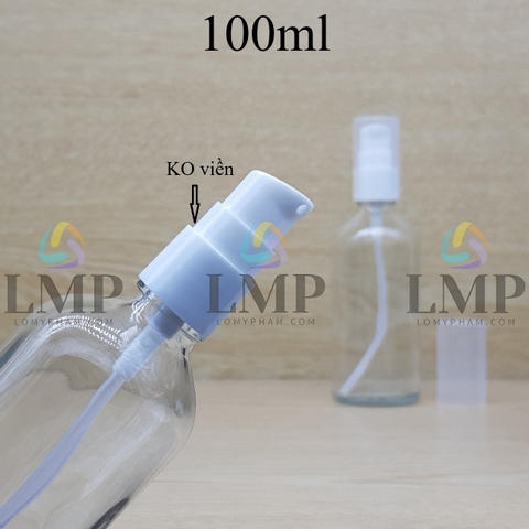 Chai tinh dầu đầu xịt giọt KO viền 100ml