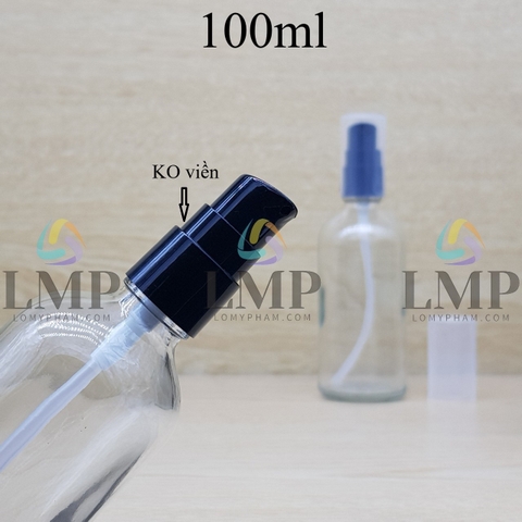 Chai tinh dầu đầu xịt giọt KO viền 100ml