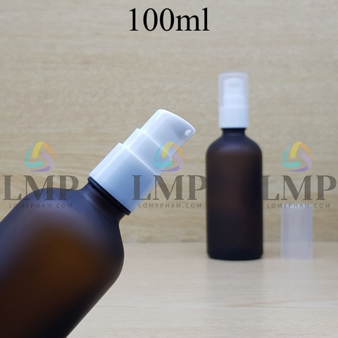 Chai tinh dầu phun mờ đầu xịt giọt KO viền 100ml