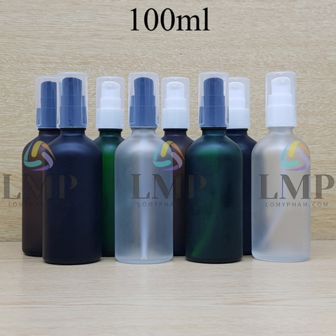 Chai tinh dầu phun mờ đầu xịt giọt KO viền 100ml