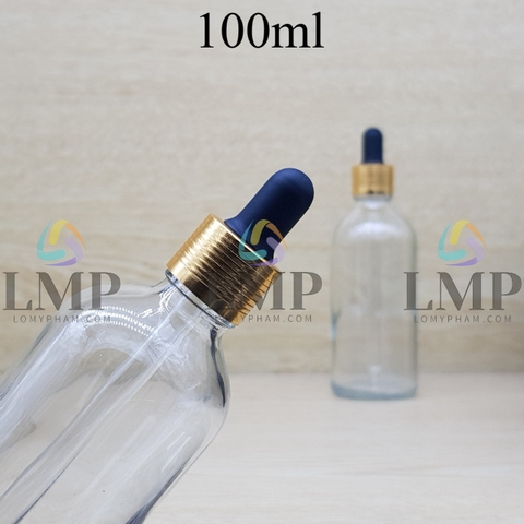 Chai tinh dầu nắp bóp khoen nhôm 100ml