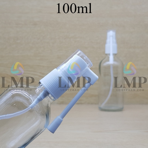 Chai tinh dầu xịt mũi xoay 360 độ 100ml
