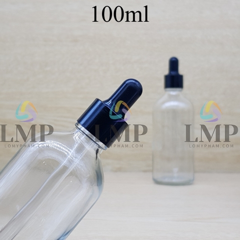 Chai tinh dầu nắp bóp khoen nhôm 100ml
