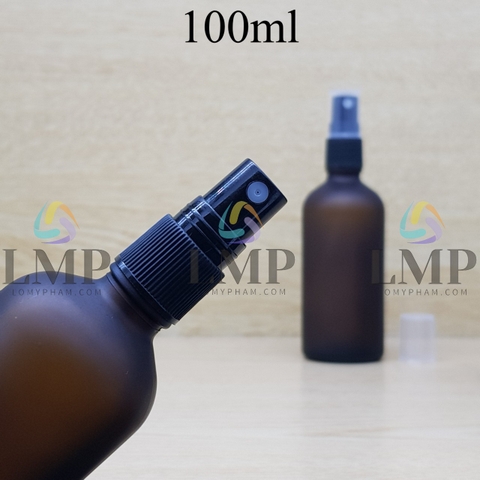 Chai tinh dầu phun mờ phun sương sọc 100ml