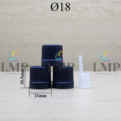 Nắp nhựa mỏng Ø18 ( kèm nút chặn )