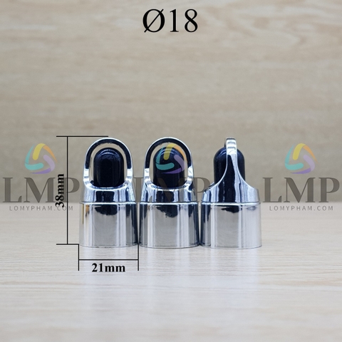 Nắp bóp quai xách Ø18 ( ko kèm ống thủy tinh )