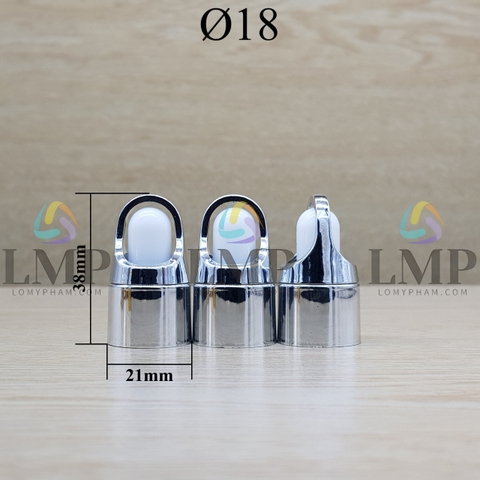 Nắp bóp quai xách Ø18 ( ko kèm ống thủy tinh )