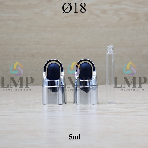 Nắp bóp quai xách Ø18 ( kèm ống thủy tinh )