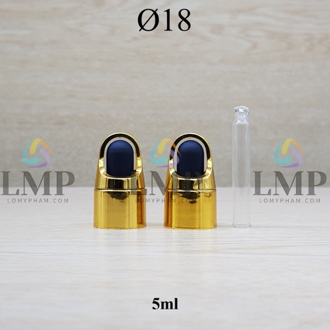 Nắp bóp quai xách Ø18 ( kèm ống thủy tinh )