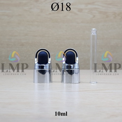 Nắp bóp quai xách Ø18 ( kèm ống thủy tinh )