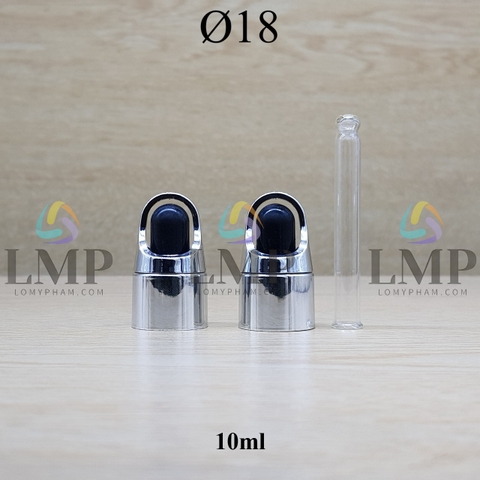 Nắp bóp quai xách Ø18 ( kèm ống thủy tinh )