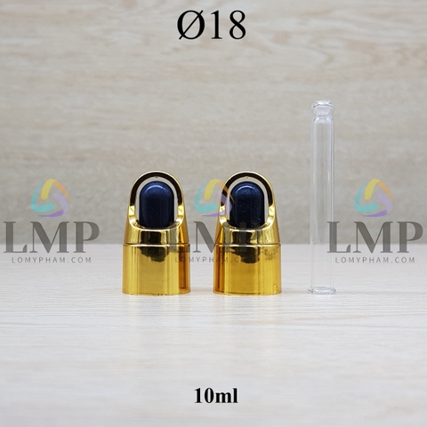 Nắp bóp quai xách Ø18 ( kèm ống thủy tinh )