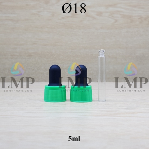 Nắp bóp khoen nhựa sọc Ø18