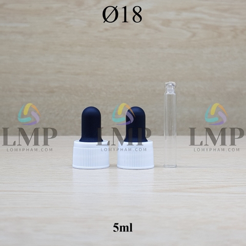 Nắp bóp khoen nhựa sọc Ø18