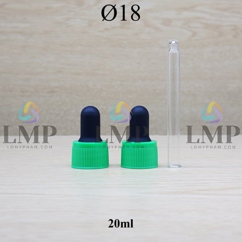 Nắp bóp khoen nhựa sọc Ø18