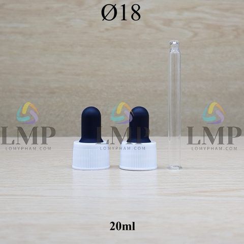 Nắp bóp khoen nhựa sọc Ø18