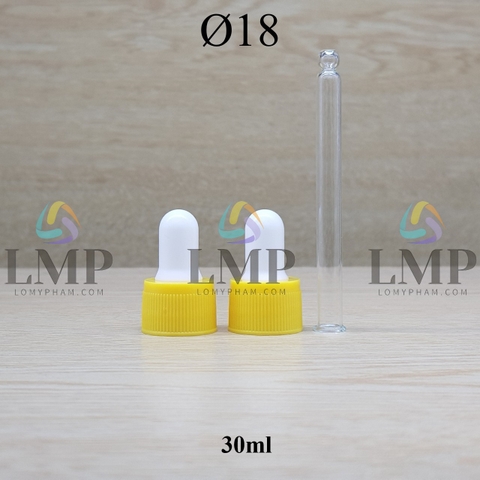 Nắp bóp khoen nhựa sọc Ø18