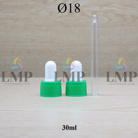 Nắp bóp khoen nhựa sọc Ø18