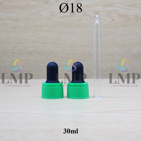 Nắp bóp khoen nhựa sọc Ø18