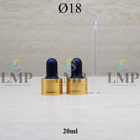 Nắp bóp khoen nhôm Ø18