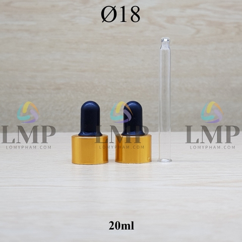 Nắp bóp khoen nhôm Ø18