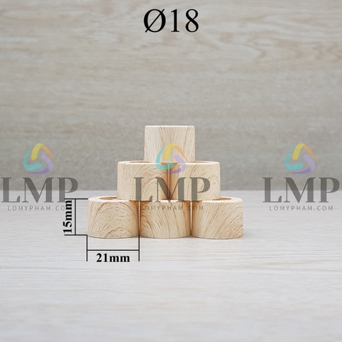 Khoen nhựa vân gỗ Ø18