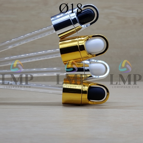 Nắp bóp quai xách Ø18 ( kèm ống thủy tinh )