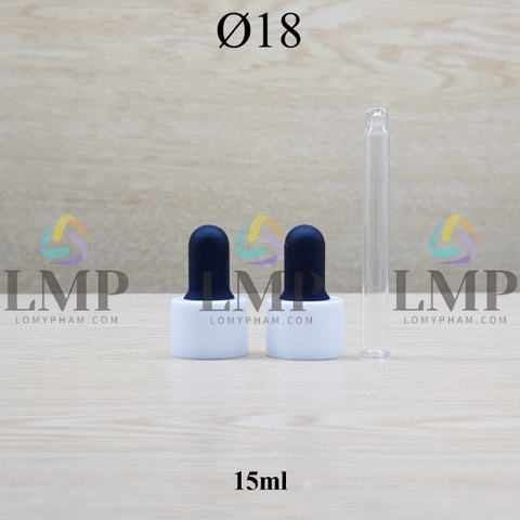 Nắp bóp khoen nhựa trơn Ø18