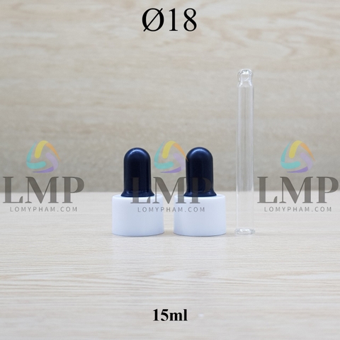 Nắp bóp khoen nhựa trơn Ø18