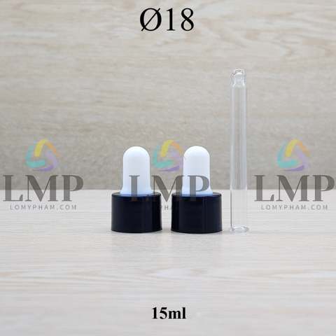 Nắp bóp khoen nhựa trơn Ø18