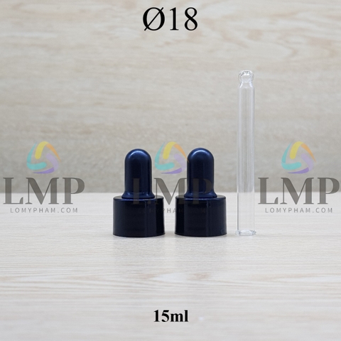Nắp bóp khoen nhựa trơn Ø18