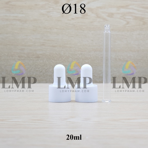 Nắp bóp khoen nhựa trơn Ø18
