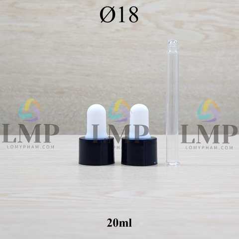 Nắp bóp khoen nhựa trơn Ø18