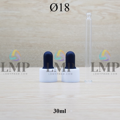 Nắp bóp khoen nhựa trơn Ø18