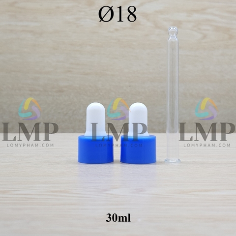 Nắp bóp khoen nhựa trơn Ø18
