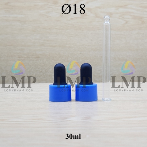 Nắp bóp khoen nhựa trơn Ø18