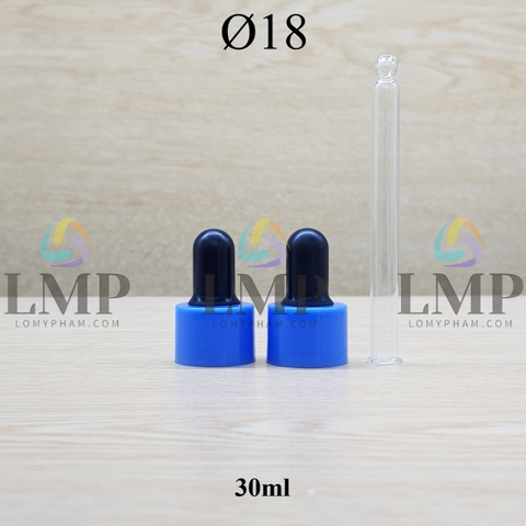 Nắp bóp khoen nhựa trơn Ø18