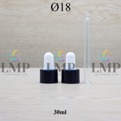 Nắp bóp khoen nhựa trơn Ø18