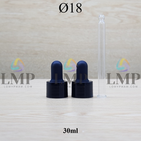 Nắp bóp khoen nhựa trơn Ø18